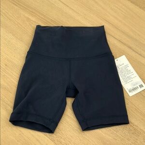 Women's Lululemon navy blue High-Waisted Shorts